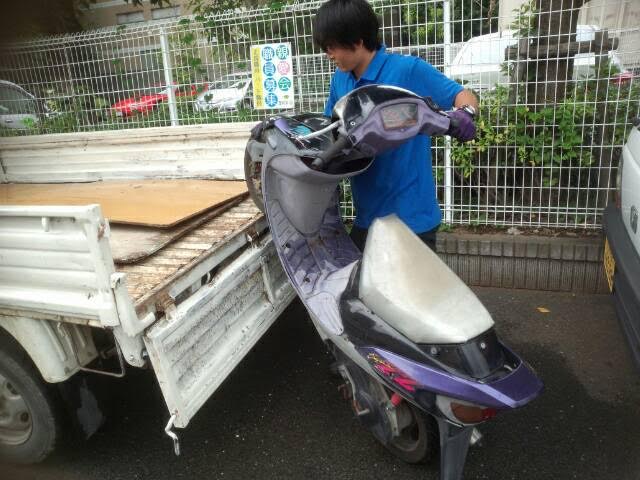 不用になったバイクの回収を致しました☆