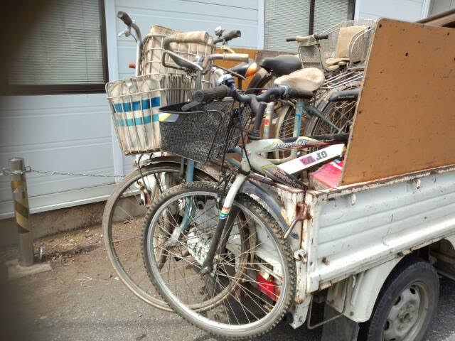 自転車１０台以上無料回収事例