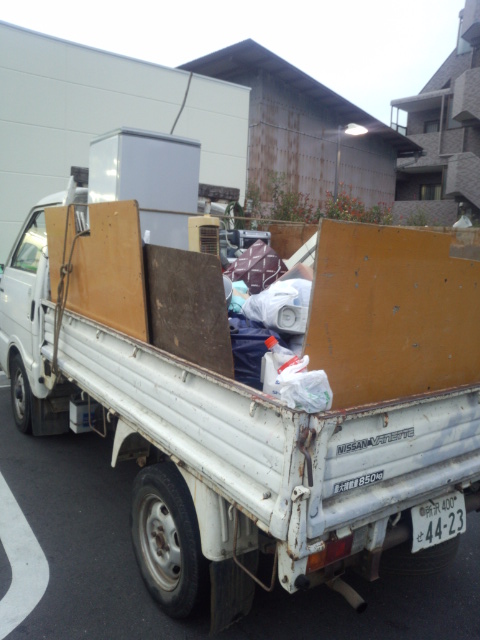 東京都小平市で不用品回収作業致しました。